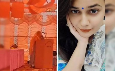 IAS Tina Dabi impressed by village Sarpanch’s fluent English and traditional attire | Watch viral video