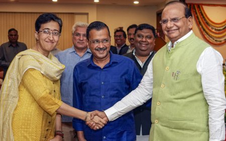 Delhi gets its 3rd woman CM as Arvind Kejriwal hands charge to Atishi