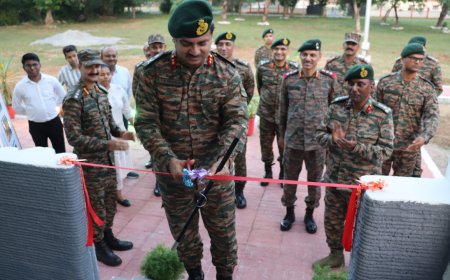 Simpliforge, IIT-H team up with MES for Indian Army's largest 3D printed building in MP