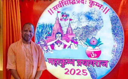 Maha Kumbh logo signifies religious, economic prosperity