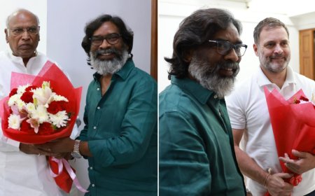 Poll strategy in focus as Jharkhand CM Soren meets Kharge, Rahul