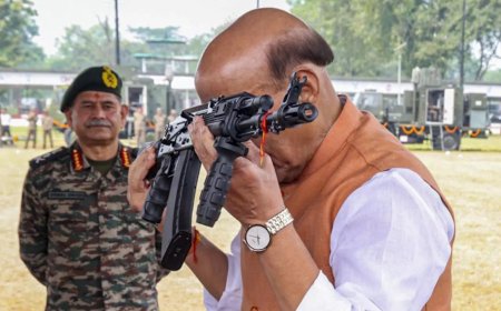 Won’t hesitate to take ‘big steps’ if India is threatened: Defence minister Rajnath Singh