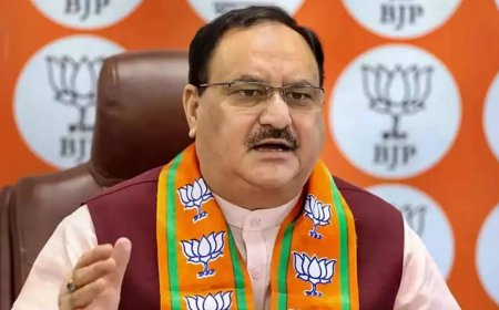 Maliikarjun Kharge's 'terrorist' jibe at BJP sign of Congress desperation: JP Nadda