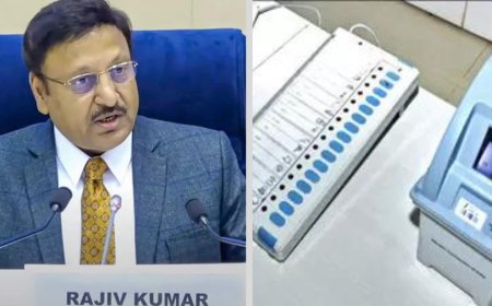 Can't be hacked like pagers, battery inserted 5 days before counting: CEC Rajiv Kumar on Congress' EVM charge