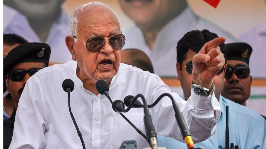 'We want brotherhood but ... ': Farooq Abdullah pitches for revival of ties with Pakistan