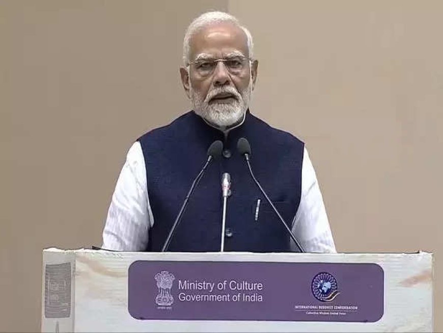 'Language is soul of civilisation; it's our responsibility to keep words of Buddha and Pali alive':  PM Modi at Abhidhamma Divas
