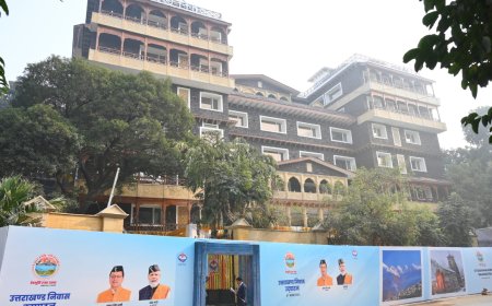 CM Dhami inaugurates 'Uttarakhand Niwas' in New Delhi, showcasing state’s rich folk art and architecture
