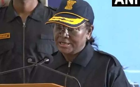 President Droupadi Murmu witnesses Indian Navy operations onboard INS Vikrant