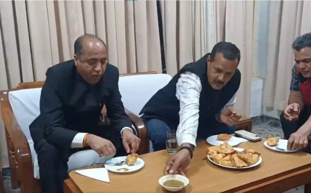 Watch: BJP's 'samosa' party amid Himachal CM Sukhu's snack mix-up row