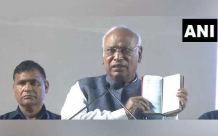 'Sahab, ismein sab kuch likha hai': Kharge slams Modi’s 'empty Constitution' remarks, urges Congress to send PM a copy