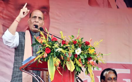 Congress misleading people by promising caste census: Rajnath Singh