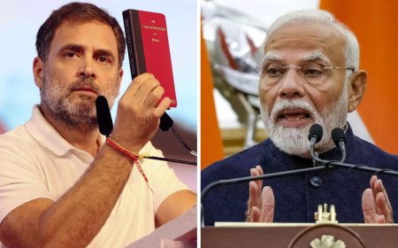 'Not even read it': Rahul Gandhi's fresh 'Constitution' attack on PM Modi