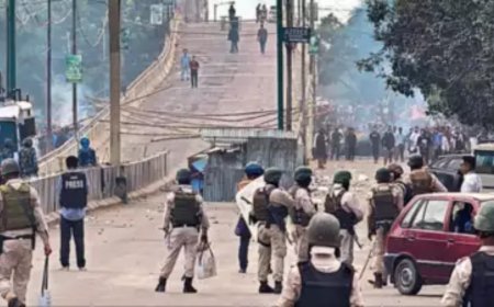 Imphal valley faces complete shutdown amid protests over alleged Jiribam abductions