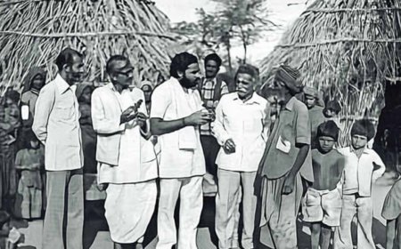 When young Modi traveled on foot and bike to remote areas to understand tribal issues
