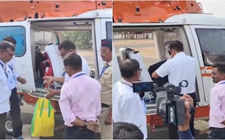 Maharashtra assembly polls: Election Commission inspects Amit Shah's helicopter amid Uddhav Thackeray bag-checking row