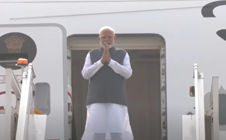 PM Modi leaves for five-day visit to Nigeria, Brazil and Guyana