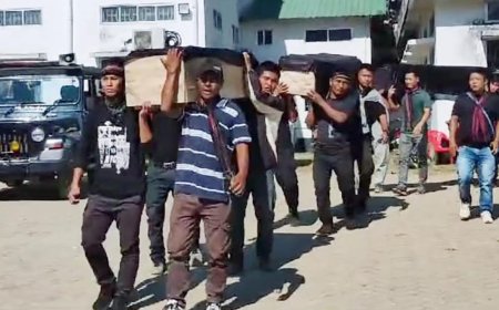 Amid clashes outside Assam hospital, 10 Hmar men's bodies flown to Manipur