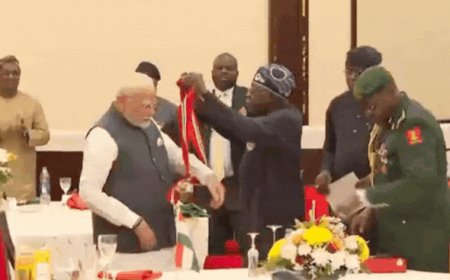 Watch: PM Modi receives Nigeria's second highest national award