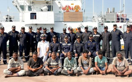 Coast Guard rescues 7 Indian fishermen from Pakistan custody