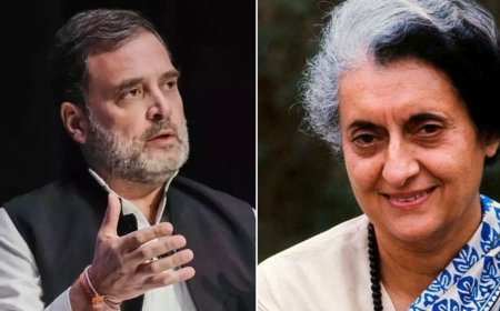 'Example of courage and love': Rahul Gandhi shares childhood picture with grandma Indira Gandhi on her birth anniversary