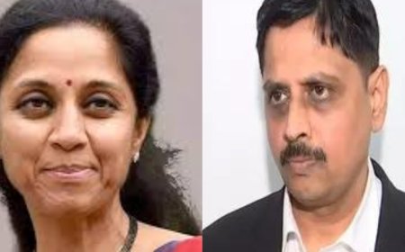 Supriya Sule files complain with EC against former IPS Ravindranath Patil over crypto misappropriation claims