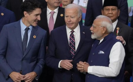 At G20 summit, PM Modi and Justin Trudeau stand in the same frame; see pic