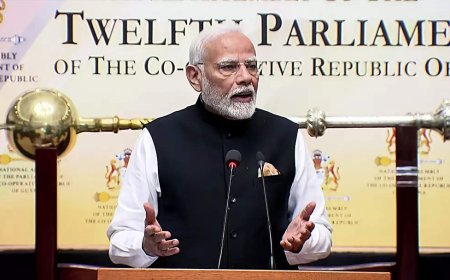 'Democracy first, humanity first': What PM Modi said in Guyanese parliament