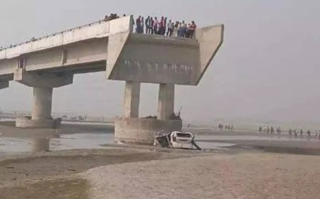 Taxi guided by navigation app falls off incomplete bridge, 3 killed