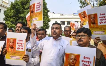 Priest Chinmoy Krishna Das arrested in Bangladesh: BJP holds protest in Bengal, ISKCON demands justice - top developments