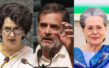 For the first time, three Gandhis from Congress – Rahul, Priyanka, and Sonia – in Parliament