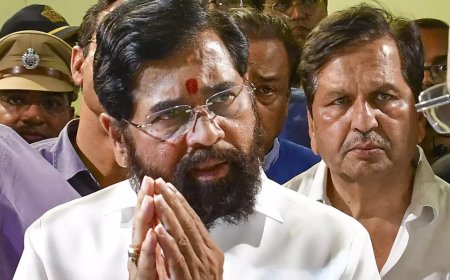 'Health issues' or 'big decision'? Shiv Sena leaders add to 'Maha' suspense as Shinde visits his village