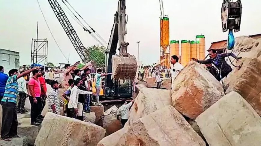 3 labourers die at bullet train site as structure crashes in Gujarat