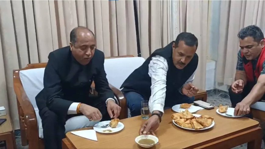 Watch: BJP's 'samosa' party amid Himachal CM Sukhu's snack mix-up row