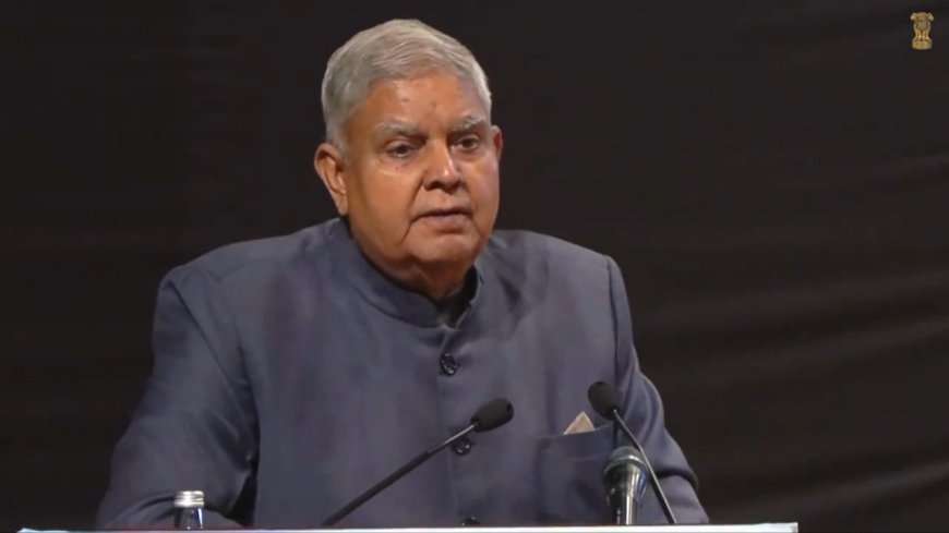 Wealth creators must not feel heat of system: Vice President Jagdeep Dhankhar