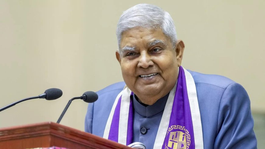 Differing opinions are opportunities for growth, not conflicts: VP Dhankhar