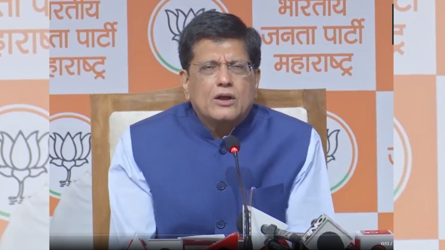 MVA in Maharashtra is 'Maha Vinash Aghadi': BJP's Piyush Goyal hits out at oppn
