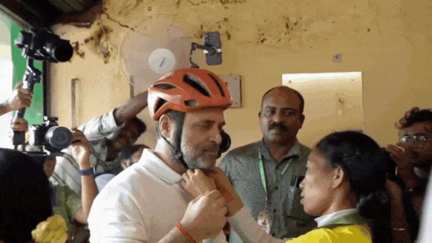 Watch: Rahul Gandhi tries Kerala's longest zipline in bid to promote tourism after landslides