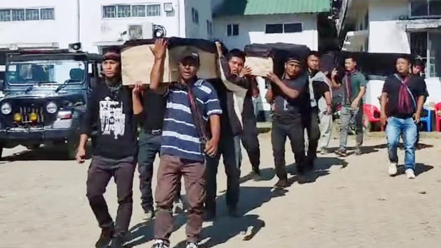 Amid clashes outside Assam hospital, 10 Hmar men's bodies flown to Manipur