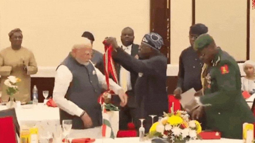 Watch: PM Modi receives Nigeria's second highest national award