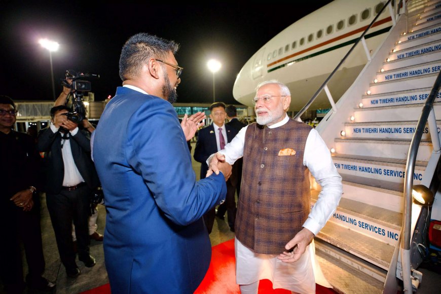 Prime Minister Modi expresses to strengthen ties with Caribbean nations