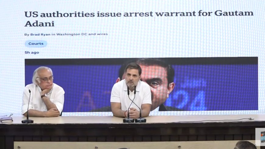 Adani has broken Indian, American laws, he should be arrested: Rahul after US charges