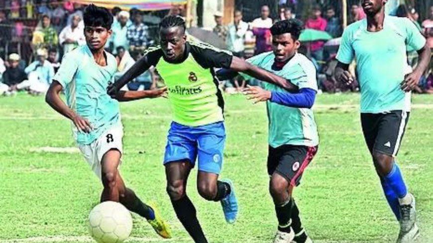 African footballers bring joy to cyclone-battered Bengal Mousuni Island