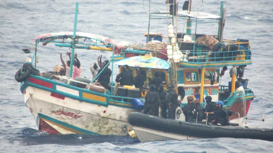 Indian Navy seizes 500kg of addictive drug crystal meth from two Sri Lankan boats in Arabian Sea