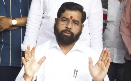 Eknath Shinde admitted to Thane hospital amid health concerns