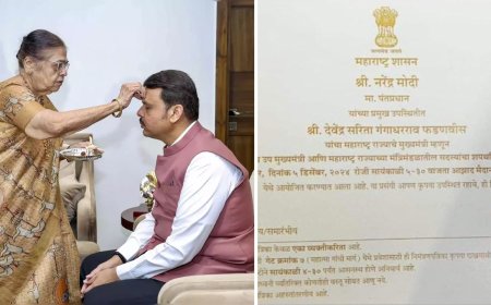 Devendra Fadnavis' invitation card for CM oath ceremony has special gift for his mother