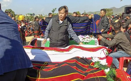 Manipur: 12 Kuki-Zo men laid to rest; Mizoram CM Adviser attends funeral