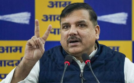'Broke parties, then established their own government': AAP MP Sanjay Singh slams BJP