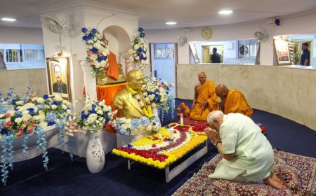 PM Modi pays tribute to Dr BR Ambedkar on 69th Mahaparinirvan Diwas