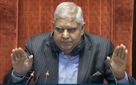 Jagdeep Dhankar warns of 'deep state' as Rajya Sabha echoes 'Modi Adani Bhai Bhai'