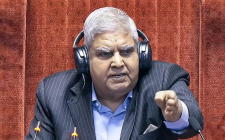 Opposition moves no-confidence motion against Rajya Sabha chairman Jagdeep Dhankhar